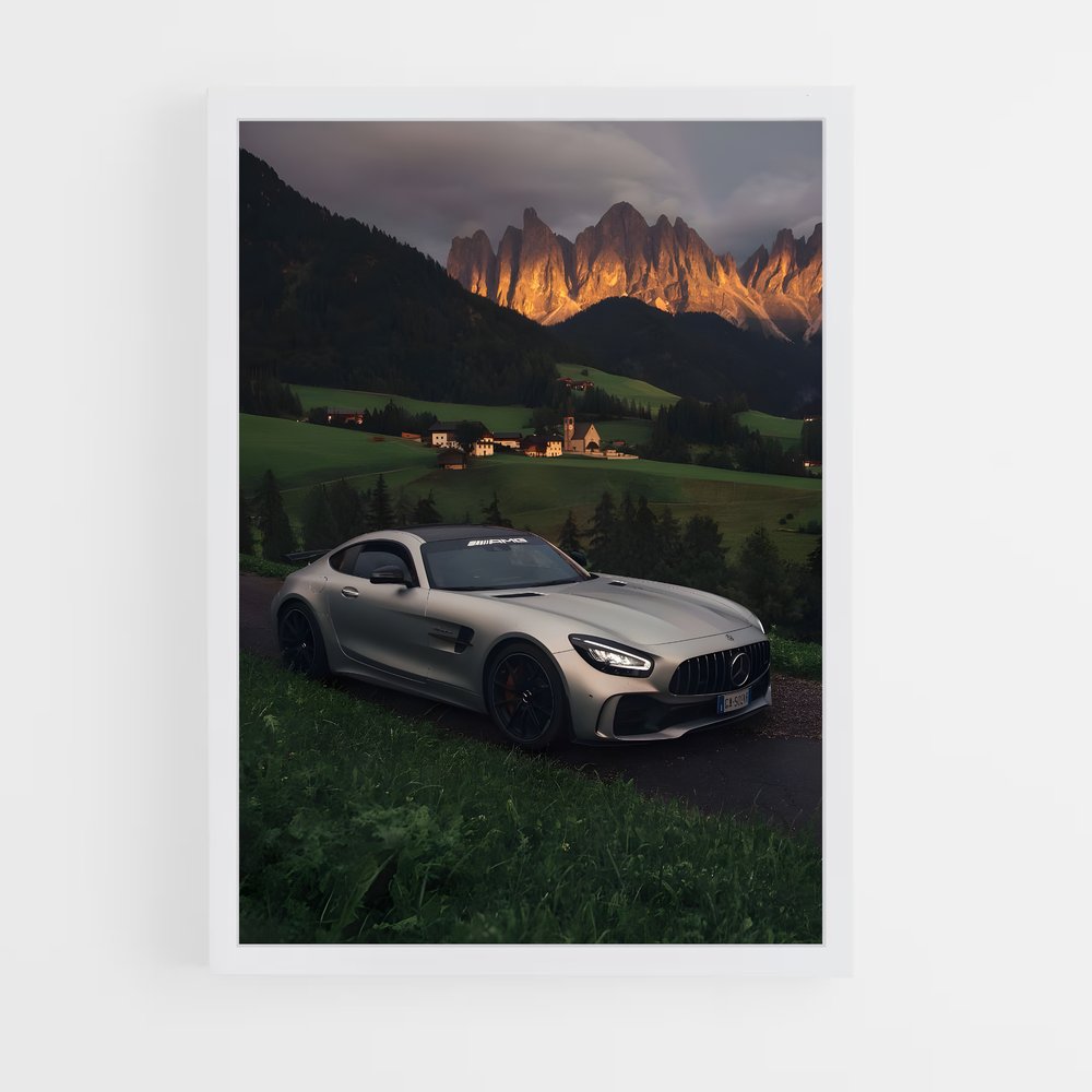 Poster Éclat de Montagne – affiche Mercedes (vue 3)